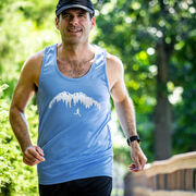 Men's Running Performance Tank Top - Trail Runner in the Mountains (Male)