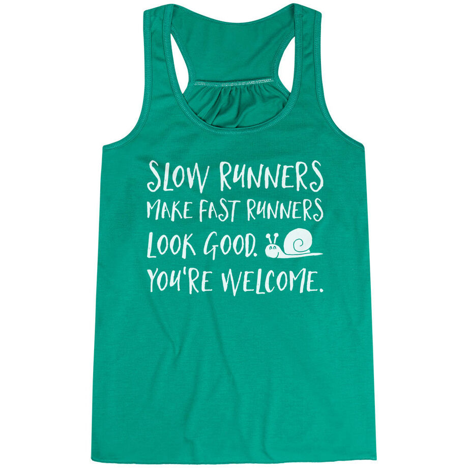 Flowy Racerback Tank Top - Slow Runners