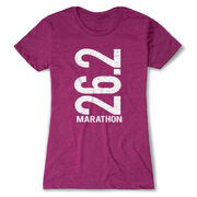 Women's Everyday Runners Tee 26.2 Marathon Vertical