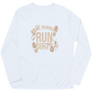 Men's Running Long Sleeve Performance Tee - Run Dirty