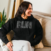 Statement Fleece Hoodie -  Run With Inspiration