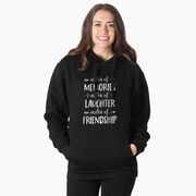 Statement Fleece Hoodie -  Miles of Friendship Mantra