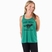 Flowy Racerback Tank Top - Lone Wolf Runners Club