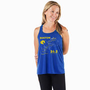 Flowy Racerback Tank Top - Boston Route