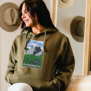 Statement Fleece Hoodie - Into the Forest