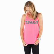 Flowy Racerback Tank Top - Trails Over Treadmills