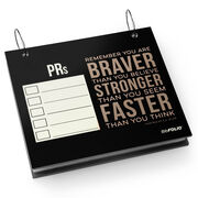 BibFOLIO&reg; Race Bib Album - Braver Stronger Faster