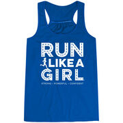 Flowy Racerback Tank Top - Run Like A Girl® Road