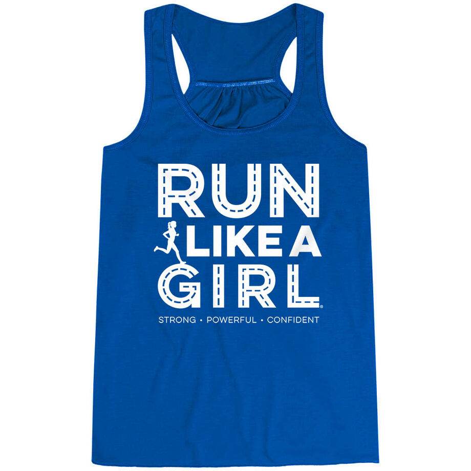 Flowy Racerback Tank Top - Run Like A Girl® Road