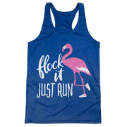 Women's Racerback Performance Tank Top - Flock It Just Run