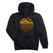 Statement Fleece Hoodie -  Running is My Sunshine