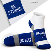 Socrates&reg; Woven Performance Socks Be Strong (Royal)