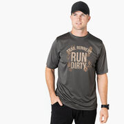 Men's Running Short Sleeve Performance Tee - Run Dirty