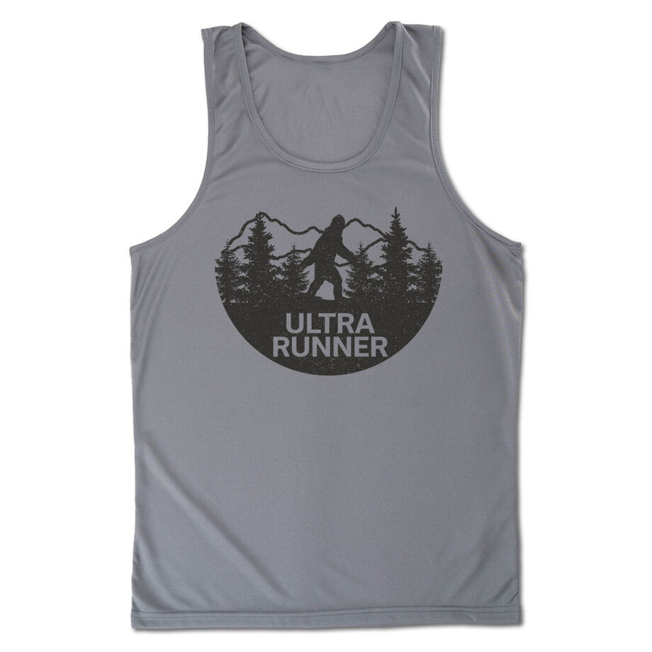 Men's Running Performance Tank Top - Ultra Runner Bigfoot