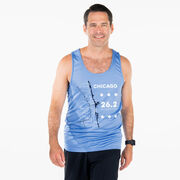 Men's Running Performance Tank Top - Chicago Route
