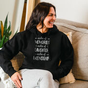 Statement Fleece Hoodie -  Miles of Friendship Mantra