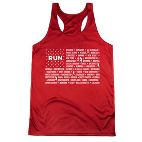 Women's Racerback Performance Tank Top - We Run United