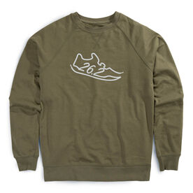 Running Raglan Crew Neck Sweatshirt - 26.2 Run Shoe