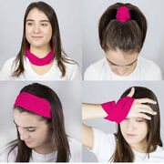 Multifunctional Headwear - Solid Dark Pink RokBAND