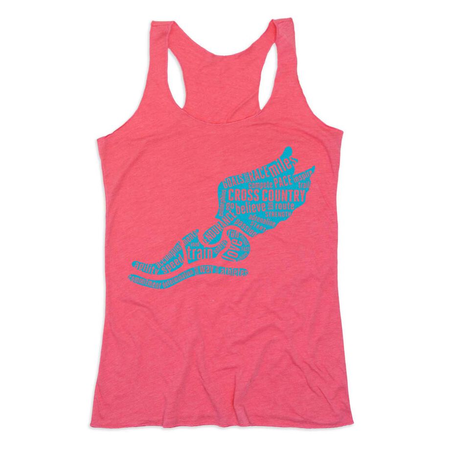 Women's Everyday Tank Top - Winged Foot Inspirational Words