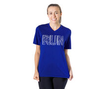 Women's Short Sleeve Tech Tee - Run With Inspiration