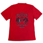 Women's Short Sleeve Tech Tee - Eye Of The Tiger