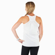 Flowy Racerback Tank Top - Boston 26.2 Vertical