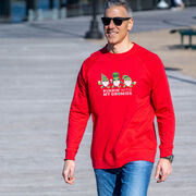 Running Raglan Crew Neck Pullover - Runnin' With My Gnomies&reg; - Lucky