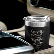 Running 20 oz. Double Insulated Tumbler - Courage To Start