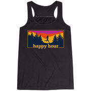 Flowy Racerback Tank Top - Happy Hour