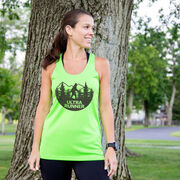 Women's Racerback Performance Tank Top - Ultra Runner Bigfoot