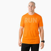 Running Short Sleeve T-Shirt - Run Lines