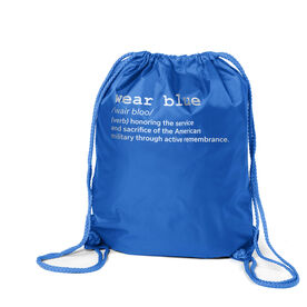Running Sport Pack Cinch Sack - wear blue Definition