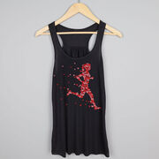 Flowy Racerback Tank Top - Heartfelt Runner Girl