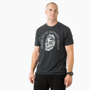 Running Short Sleeve T-Shirt - Miles To Go Before I Sleep - Skull