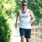Men's Running Performance Tank Top - Trails Over Treadmills