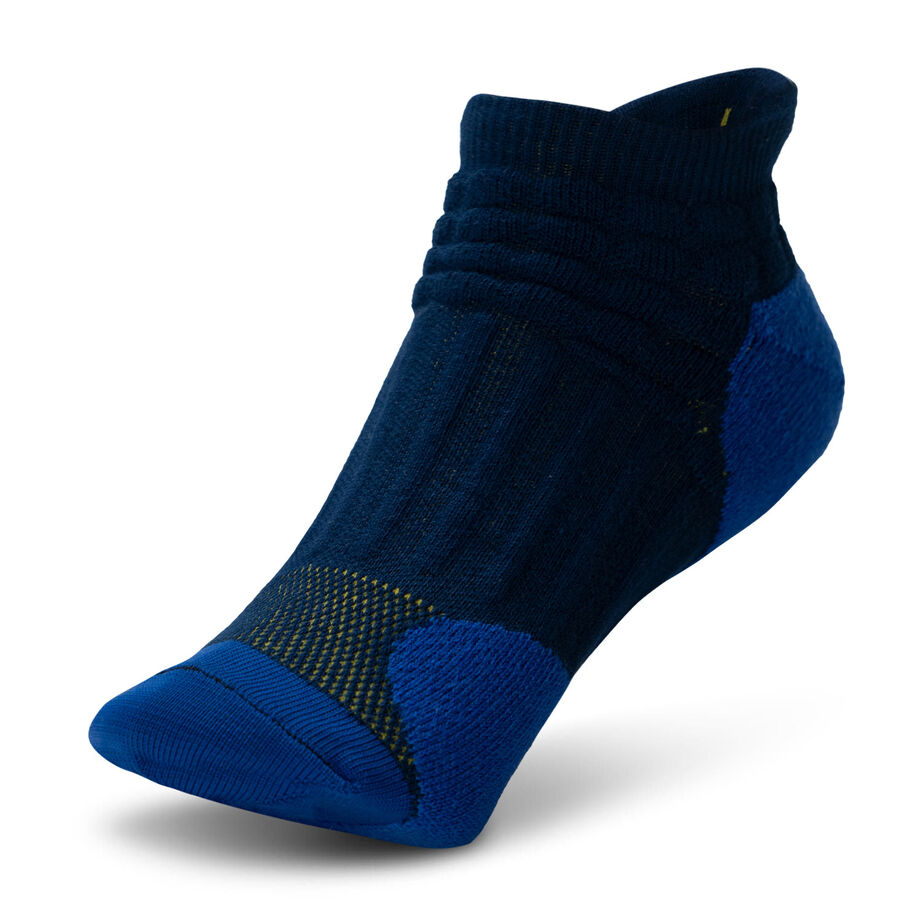RunTechnology&reg; Performance Socks (Blue & Yellow)