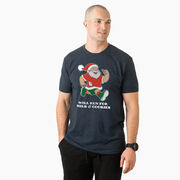 Running Short Sleeve T-Shirt - Will Run for Milk and Cookies