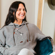 Statement Fleece Hoodie -  Never Stop Running
