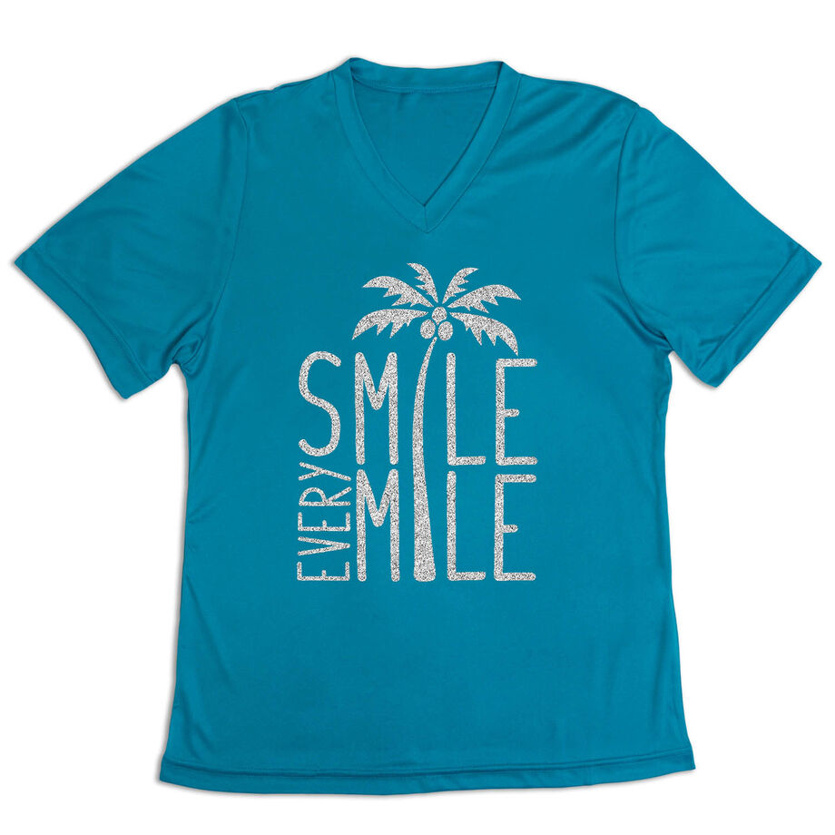 Women's Short Sleeve Tech Tee - Smile Every Mile