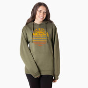 Statement Fleece Hoodie -  Running is My Sunshine