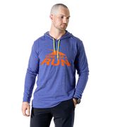 Running Lightweight Hoodie - Gone For a Run Logo (Orange)