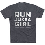 Running Short Sleeve T-Shirt - Run Like A Girl® Road