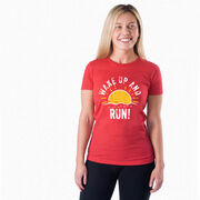 Women's Everyday Runners Tee - Wake Up And Run