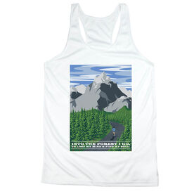 Women's Racerback Performance Tank Top - Into the Forest