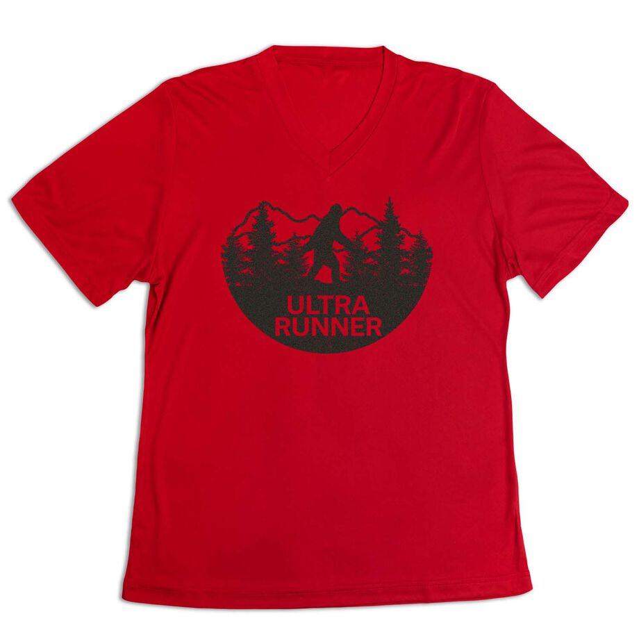 Women's Short Sleeve Tech Tee - Ultra Runner Bigfoot