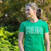 Womens Everyday Runners Tee Run With Inspiration