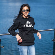 Statement Fleece Hoodie -  Gone For a Run&reg; White Logo