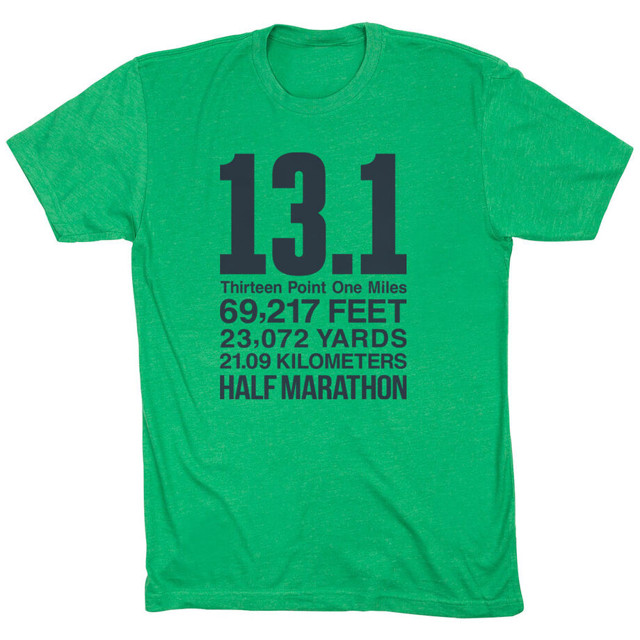 Running Short Sleeve T-Shirt - 13.1 Math Miles