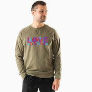 Running Raglan Crew Neck Pullover - Love Hate Running